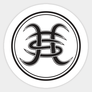 Heroes del silencio - circle design Sticker